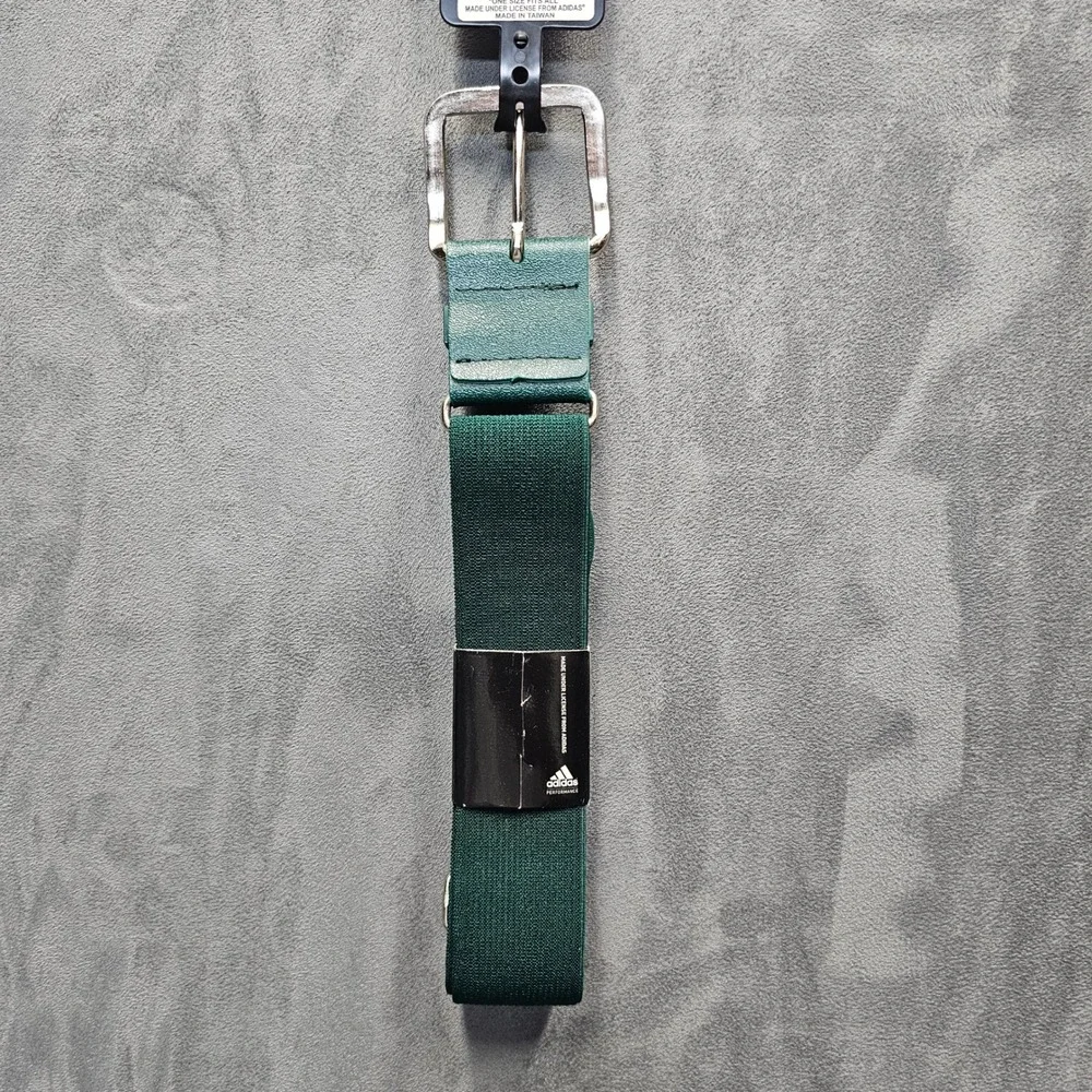 Adidas Performance Adult Adjustable Elastic Baseball Belt Dark Green MBA90FG